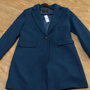 Ann Taylor Deep green blue trench